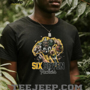 Men’s Six Seven Green Bay Packers Graphic T Shirt Men’s Six Seven Green Bay Packers Graphic T Shirt