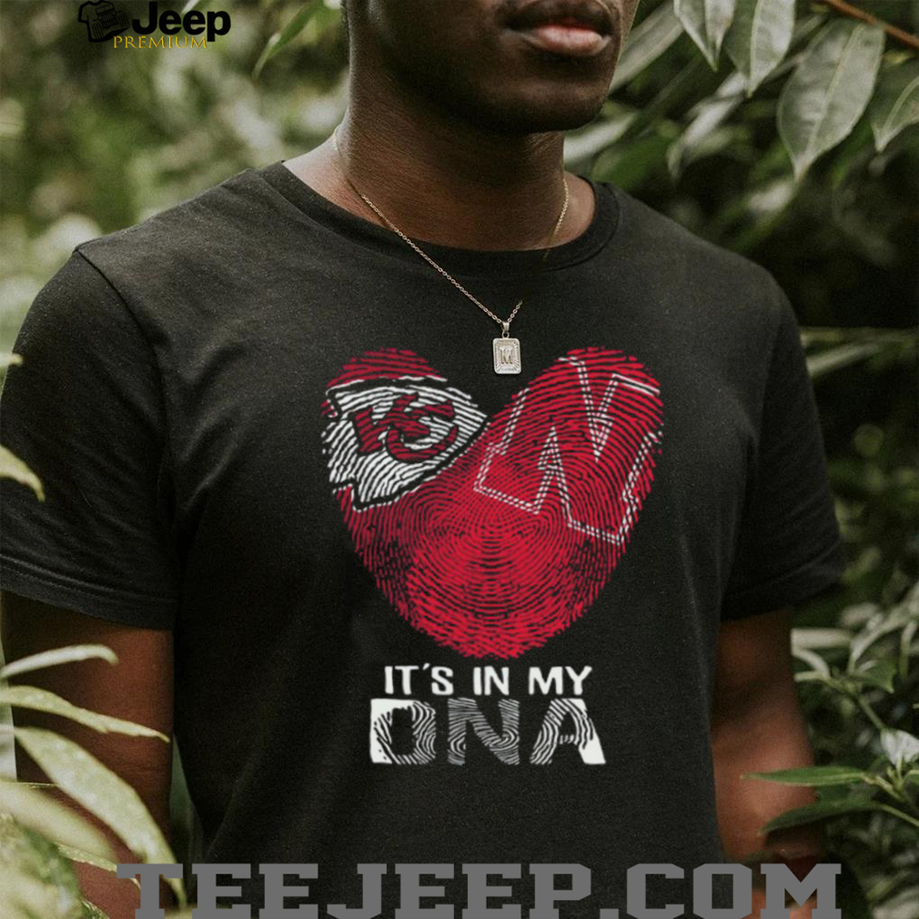 Men’s Women’s Black Chiefs DNA Heart T Shirt Men’s Women’s Black Chiefs DNA Heart T Shirt