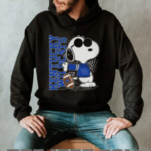 Men'sWomen's Kentucky Wildcats Snoopy Long Sleeve Shirt