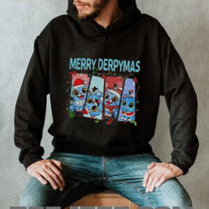Merry Derpymas Funny Anime Cat Chibi Christmas shirt