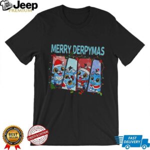 Merry Derpymas Funny Anime Cat Chibi Christmas shirt