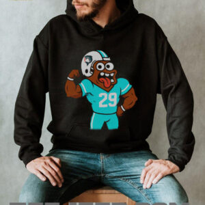 Miami Dolphins #29 Cartoon Flex T Shirt