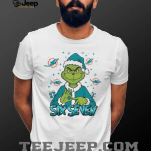 Miami Dolphins Grinch Six Seven Christmas T Shirt