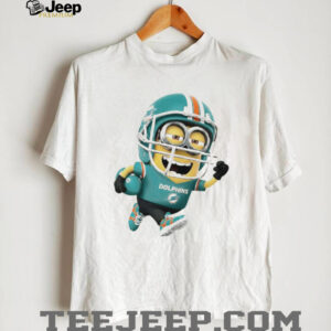 Miami Dolphins Minion Character NFL T Shirt Miami Dolphins Minion Character NFL T Shirt