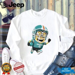 Miami Dolphins Minion Character NFL T Shirt