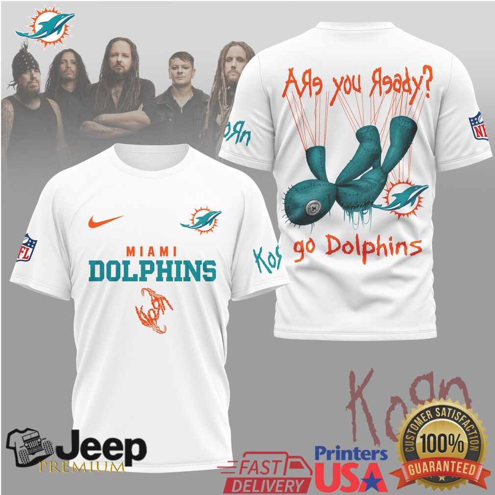 Miami Dolphins Official NFL Korn Fan Shirt Miami Dolphins Official NFL Korn Fan Shirt