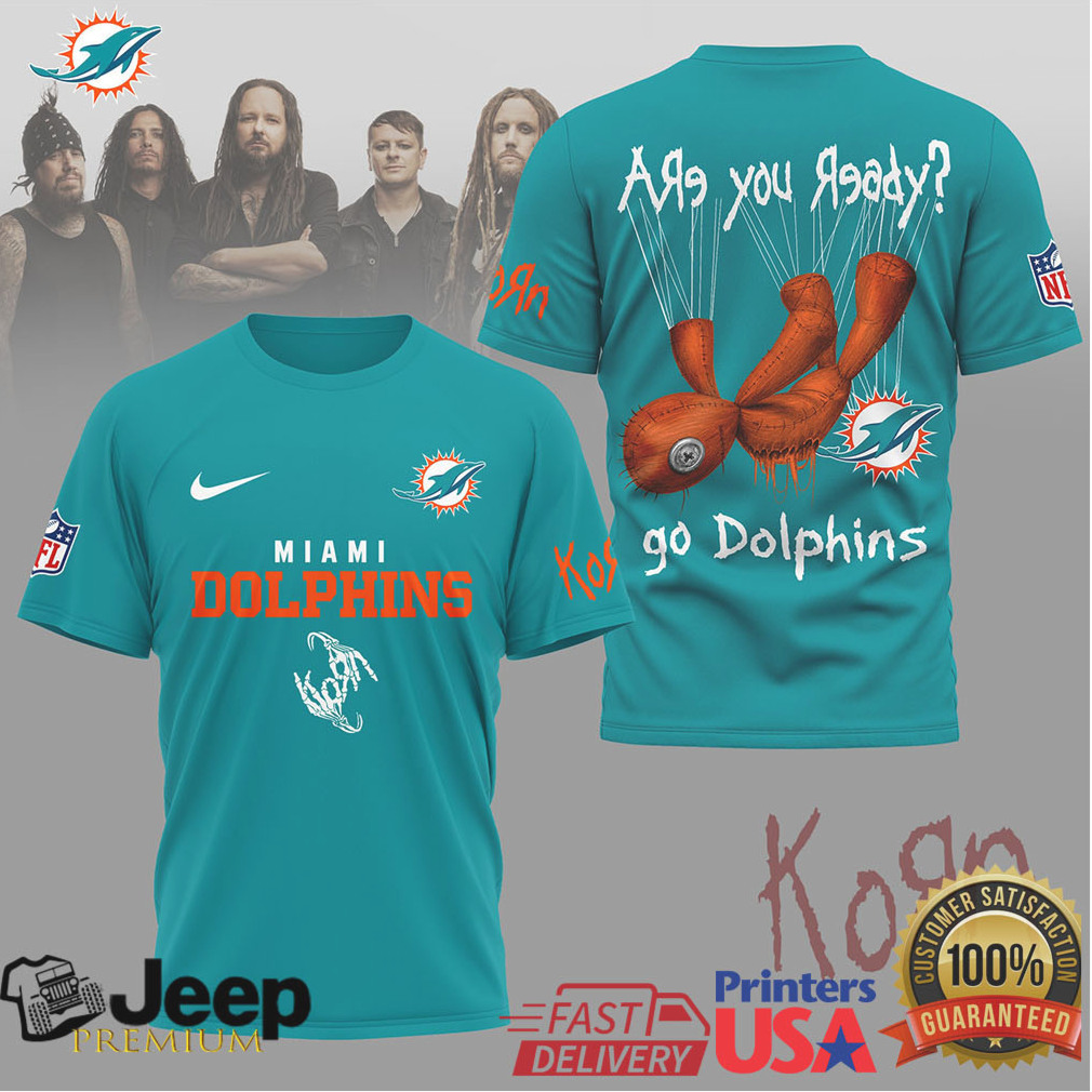 Miami Dolphins Official NFL Korn Fan Shirt Miami Dolphins Official NFL Korn Fan Shirt