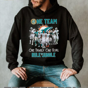 Miami Dolphins Rule The Jungle T Shirt NFL Football Fan Gift Miami Dolphins Rule The Jungle T Shirt NFL Football Fan Gift