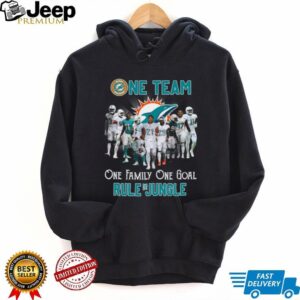 Miami Dolphins Rule The Jungle T Shirt NFL Football Fan Gift