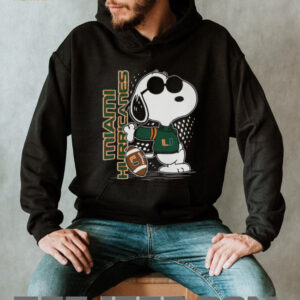 Miami Hurricanes Peanuts Snoopy Joe Cool Graphic Sweatshirt