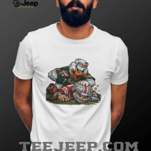 Miami Hurricanes beat Ohio State Buckeyes Playoffs Retro Rivalries Football Artwork shirt Miami Hurricanes beat Ohio State Buckeyes Playoffs Retro Rivalries Football Artwork shirt