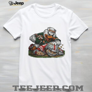 Miami Hurricanes beat Ohio State Buckeyes Playoffs Retro Rivalries Football Artwork shirt