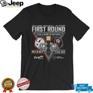 Miami Hurricanes vs Texas A&M Aggies 2025–26 College Football Playoff Game Day December 20th shirt Miami Hurricanes vs Texas A&M Aggies 2025–26 College Football Playoff Game Day December 20th shirt