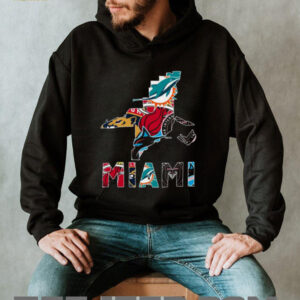 Miami Sports Fan Map T Shirt