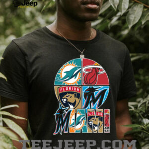 Miami Sports Teams Mashup T Shirt Miami Sports Teams Mashup T Shirt