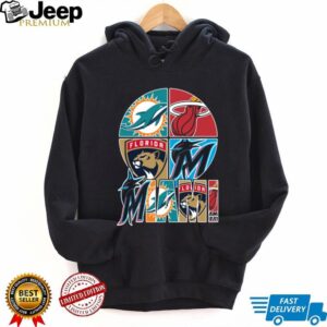 Miami Sports Teams Mashup T Shirt