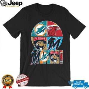 Miami Sports Teams Mashup T Shirt