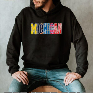 Michigan Sports Mashup T Shirt