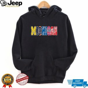 Michigan Sports Mashup T Shirt
