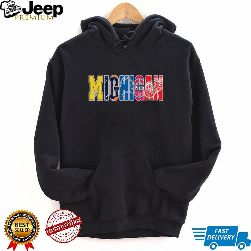 Michigan Sports Mashup T Shirt Michigan Sports Mashup T Shirt