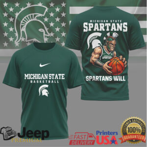 Michigan State Spartans basketball T shirts