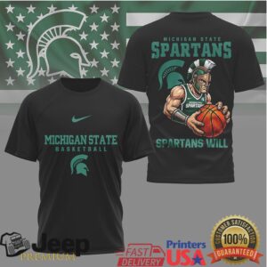 Michigan State Spartans basketball T shirts