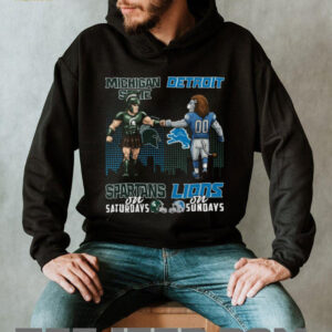 Michigan State Spartans x Detroit Lions Crossover Shirt