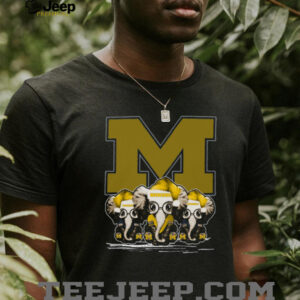 Michigan Wolverines Fab Five Elephants Graphic T Shirt