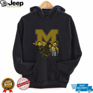Michigan Wolverines Horror Mashup T Shirt Michigan Wolverines Horror Mashup T Shirt