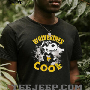Michigan Wolverines Peanuts Joe Cool T Shirt Michigan Wolverines Peanuts Joe Cool T Shirt