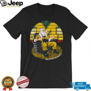 Michigan Wolverines Santa Claus Christmas T Shirt
