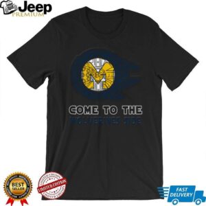 Michigan Wolverines Star Wars Millennium Falcon Mashup T Shirt