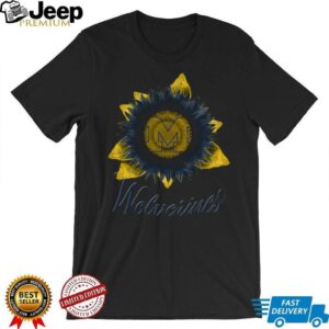 Michigan Wolverines Sunflower Graphic T Shirt