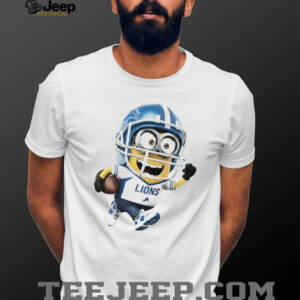 Minion Detroit Lions NFL Football T Shirt