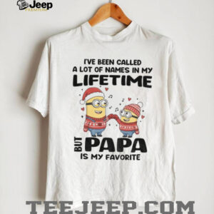 Minion Santa I’ve been called a lot of names in my lifetime but papa is my favorite Christmas shirt Minion Santa I’ve been called a lot of names in my lifetime but papa is my favorite Christmas shirt
