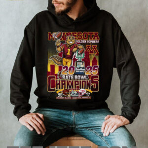 Minnesota Golden Gophers 2025 Rate Bowl Champions T Shirt