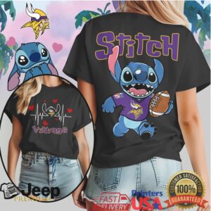 Minnesota Vikings Official NFL Stitch Women Shirt Minnesota Vikings Official NFL Stitch Women Shirt