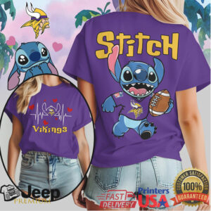 Minnesota Vikings Official NFL Stitch Women Shirt