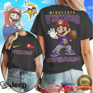 Minnesota Vikings Official NFL Super Mario Shirt