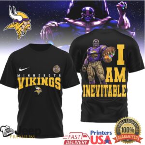 Minnesota Vikings Official NFL Thanos 3D Shirt Minnesota Vikings Official NFL Thanos 3D Shirt
