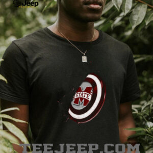 Mississippi State Bulldogs 3D Burst Logo T Shirt Mississippi State Bulldogs 3D Burst Logo T Shirt