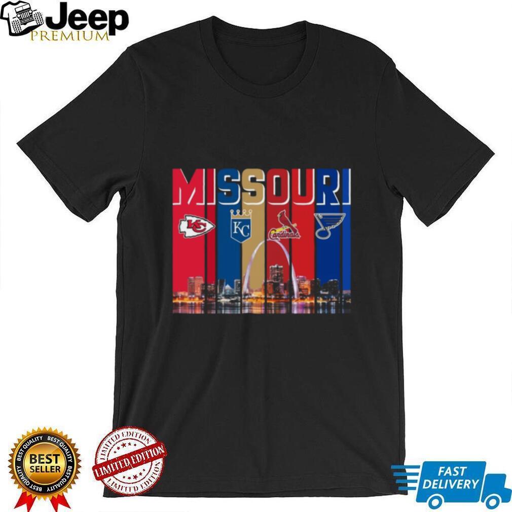 Missouri Sports Fan's Ultimate Mashup Tee back view