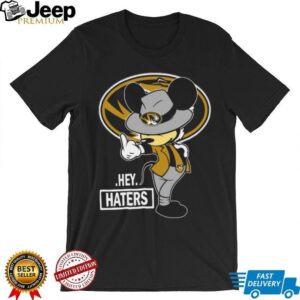 Mizzou Hey Haters Middle Finger T Shirt