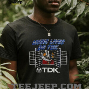 Music lives on TDK vintage shirt Music lives on TDK vintage shirt