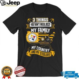 My Family My Country My Steelers Graphic T Shirt