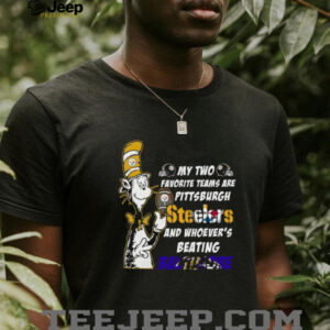 My Two Favorite Teams Steelers Fan Tee My Two Favorite Teams Steelers Fan Tee