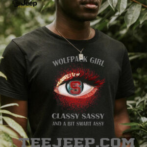 NC State Wolfpack Eye Girl Fans Classy Sassy And A Bit Smart Assy Shirt