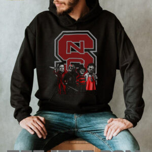 NC State Wolfpack Horror Movie Characters T Shirt