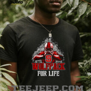 NC State Wolfpack Wolfpack For Life Football Graphic T Shirt