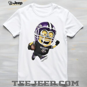 NFL Baltimore Ravens Minions Disney Football Sports T Shirt